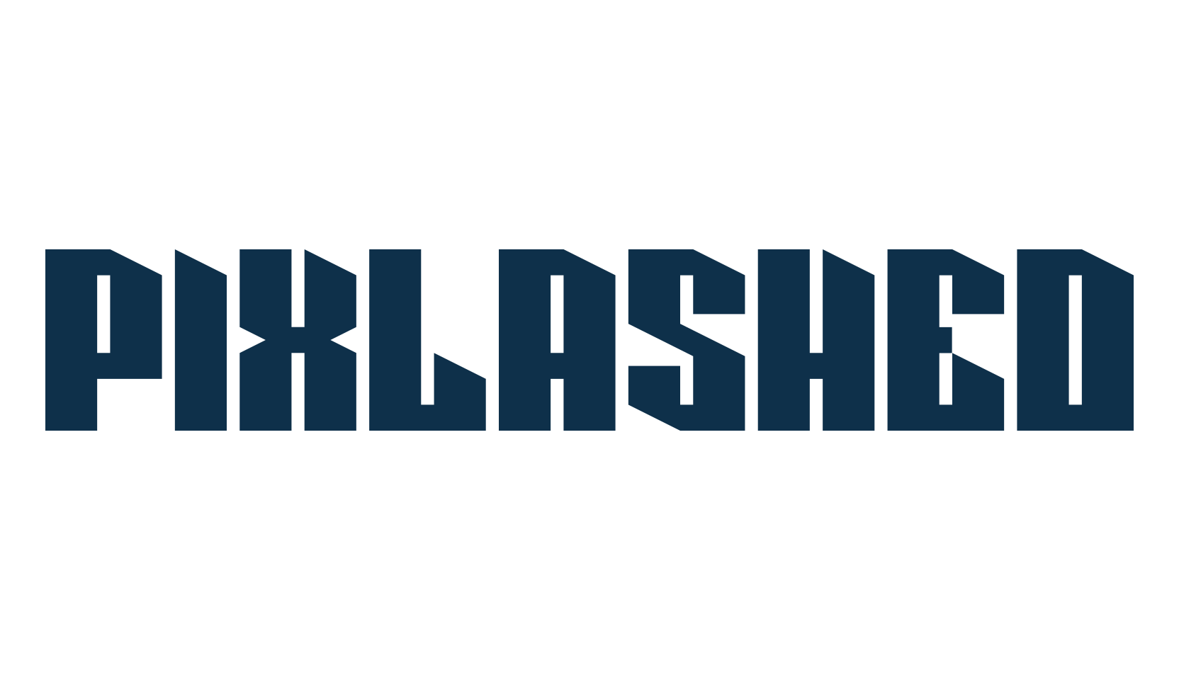 Pixlashed, sci-fi font preview