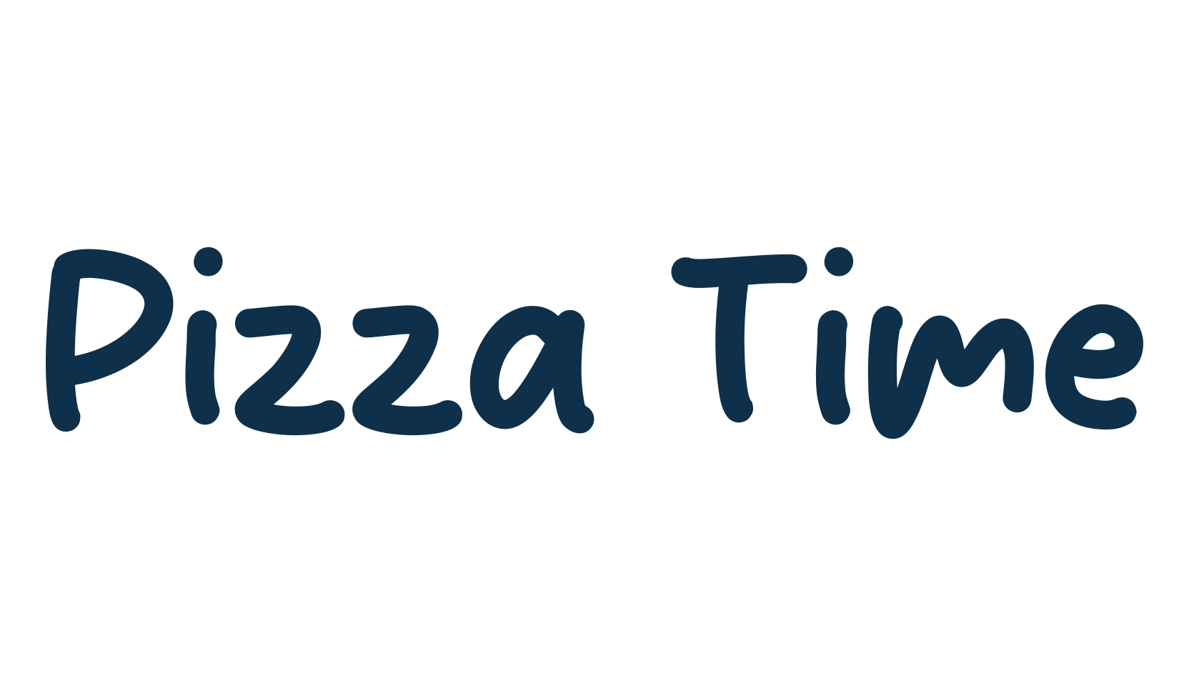 Pizza Time, script handwritten fancy decorative calligraphy font preview