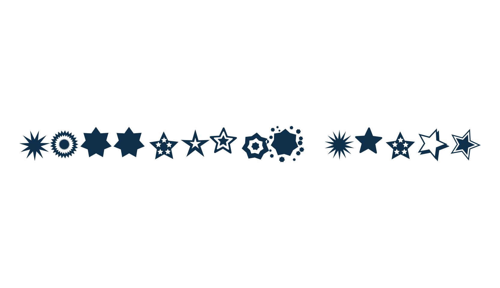PizzaDude Stars, display market font preview