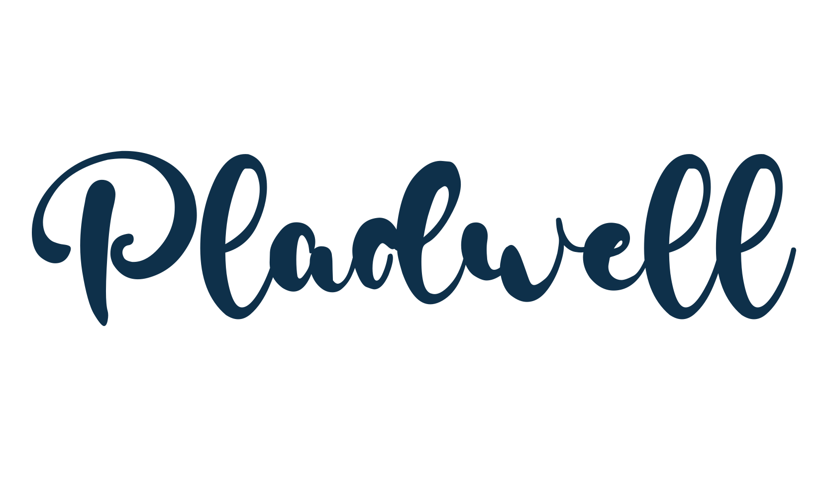 Pladwell, fancy decorative font preview