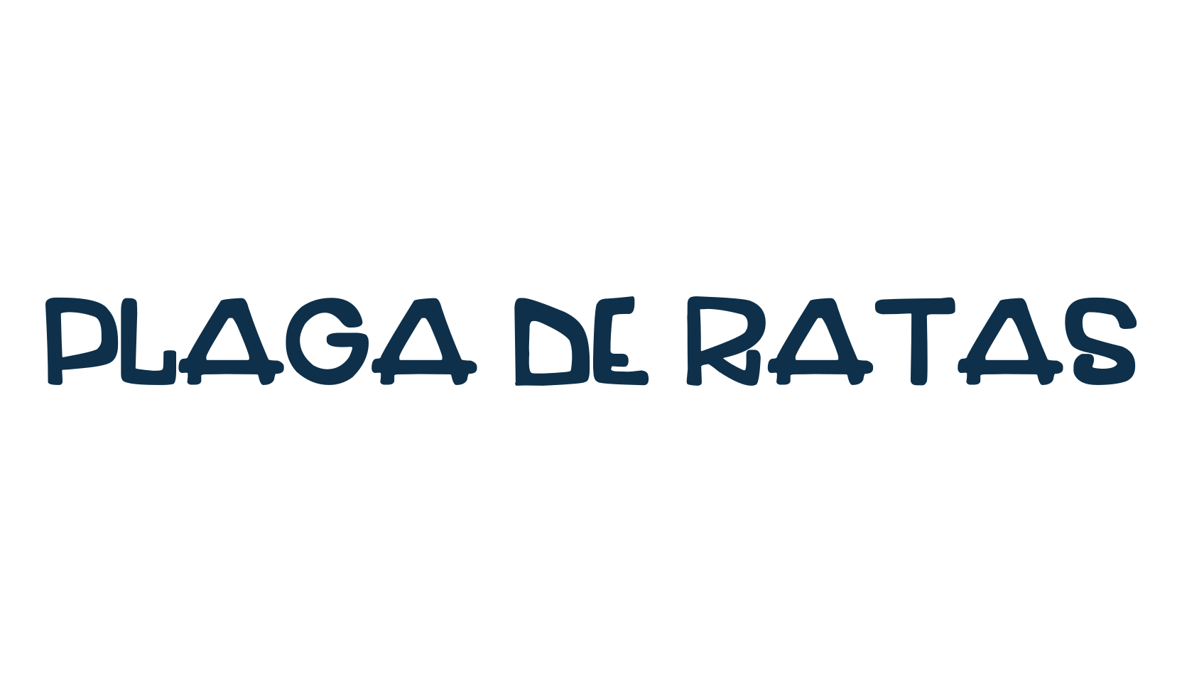Plaga de Ratas, cartoon font preview