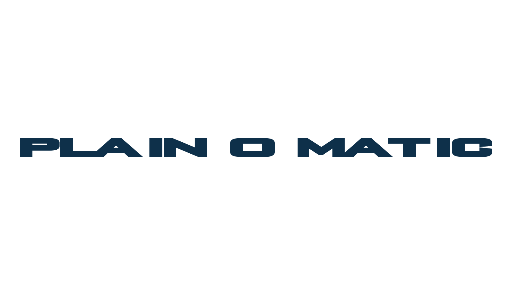 Plain O Matic, sci-fi font preview
