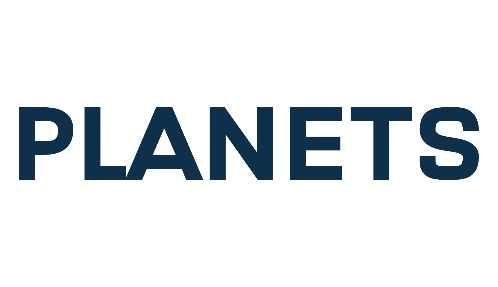 Planets, sans serif font preview