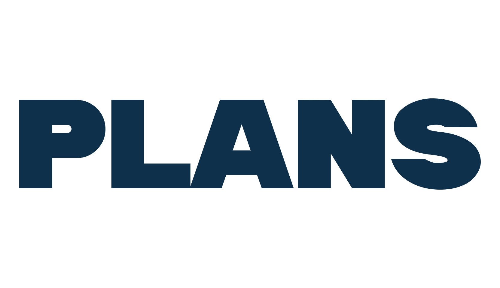 Plans, sans serif font preview