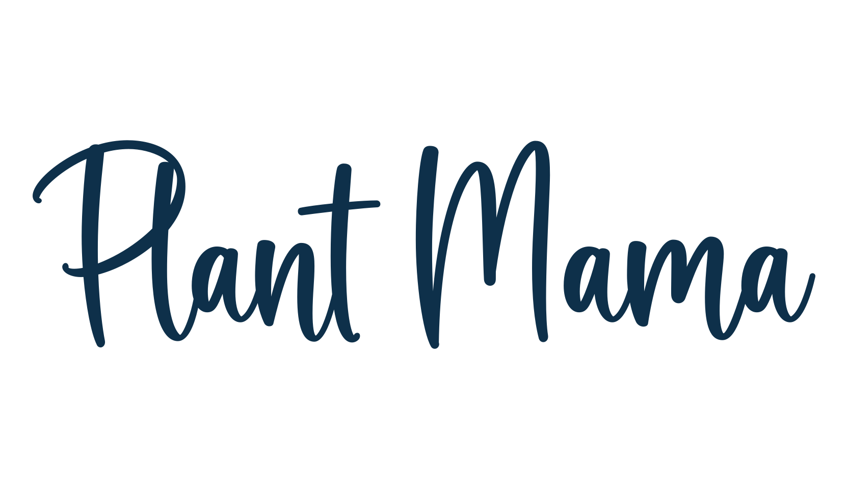 Plant Mama, handwriting font preview