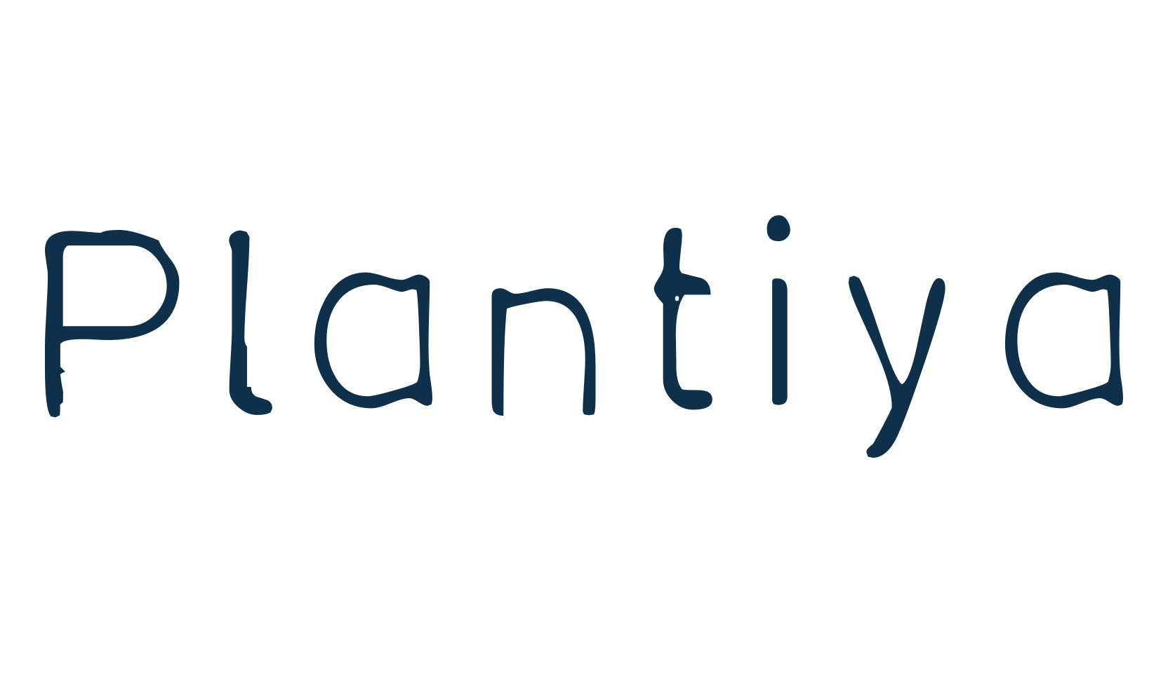 Plantiya, fancy eroded decorative font preview