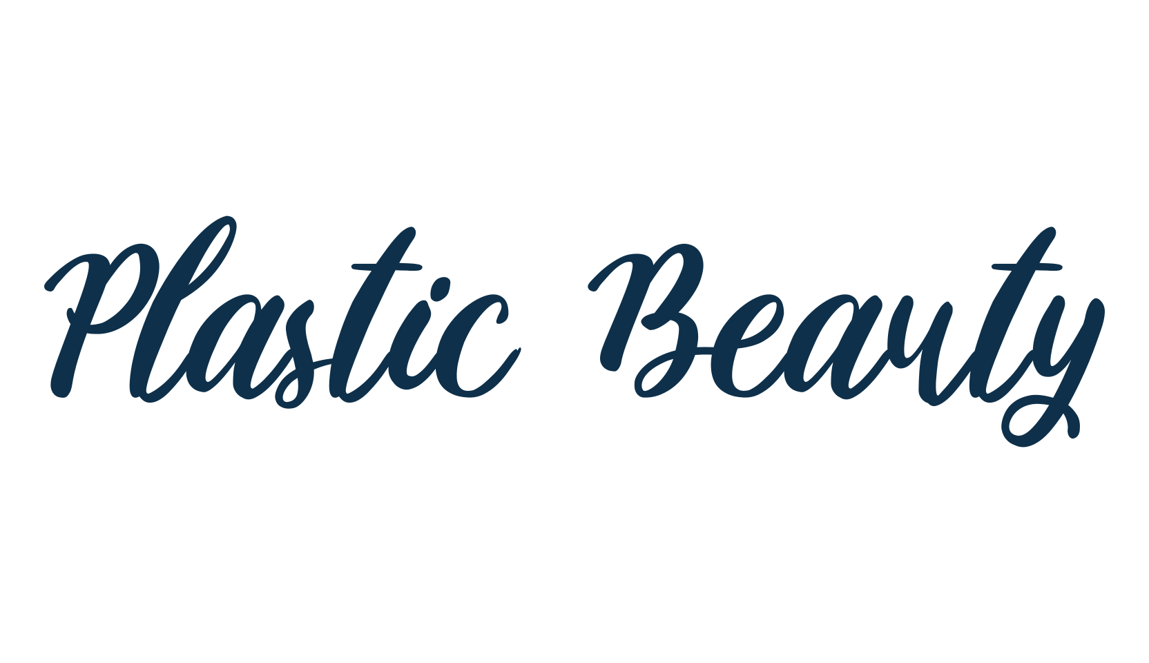 Plastic Beauty, display market font preview