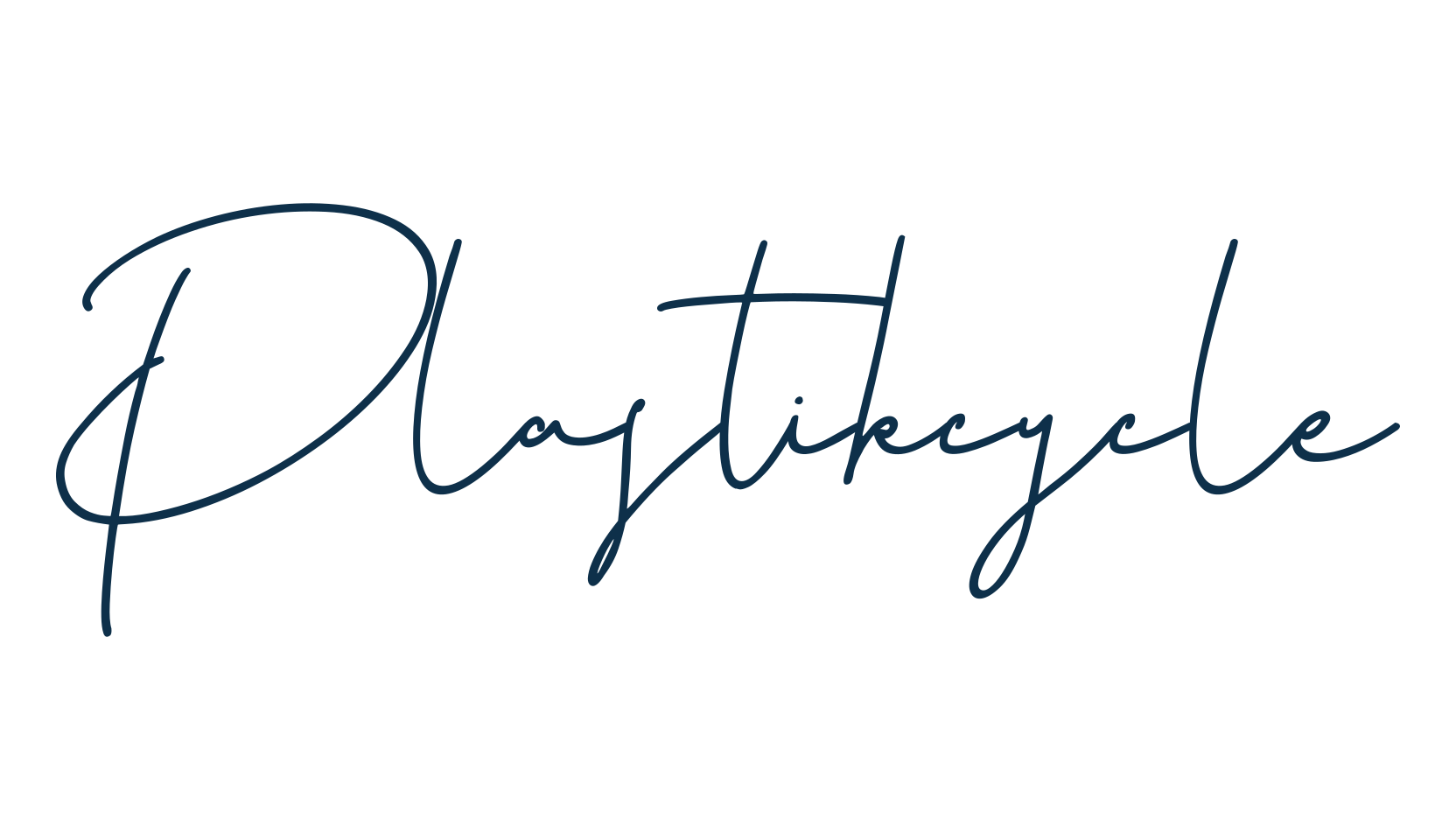 Plastikcycle, handwriting font preview