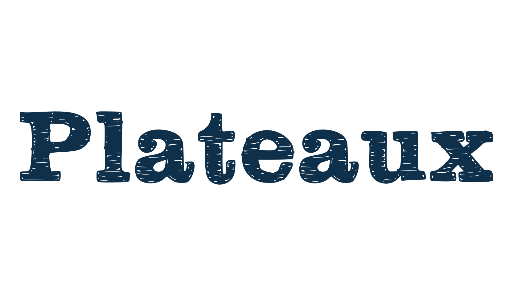 Plateaux, fancy various decorative font preview