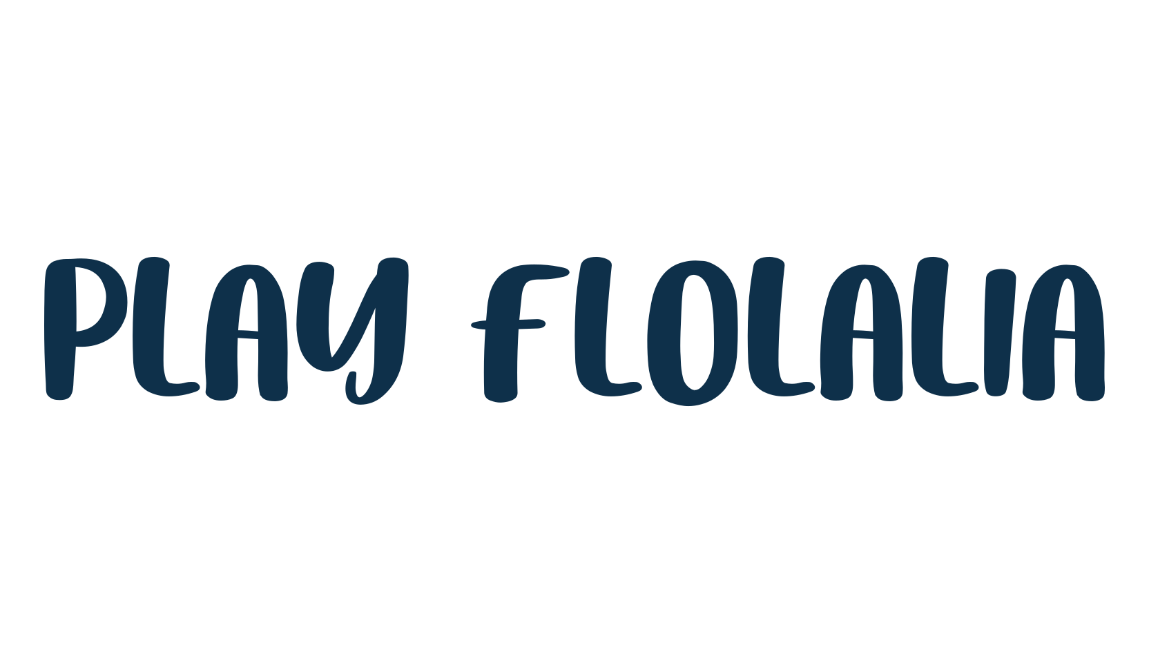 Play Flolalia, fancy cartoon decorative font preview