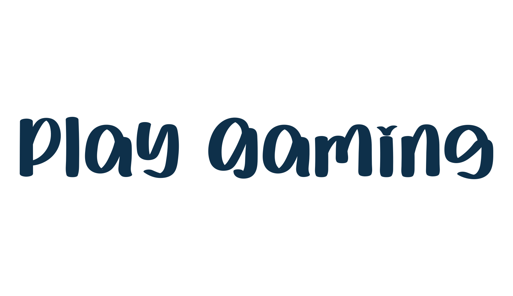 Play Gaming, display market font preview