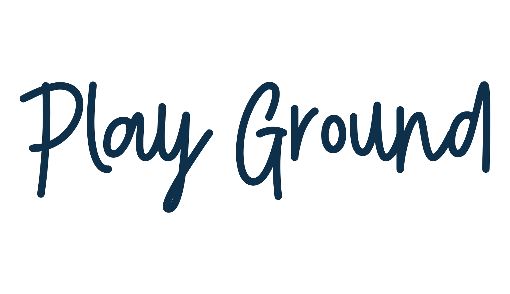 Play Ground, script handwritten fancy decorative calligraphy font preview