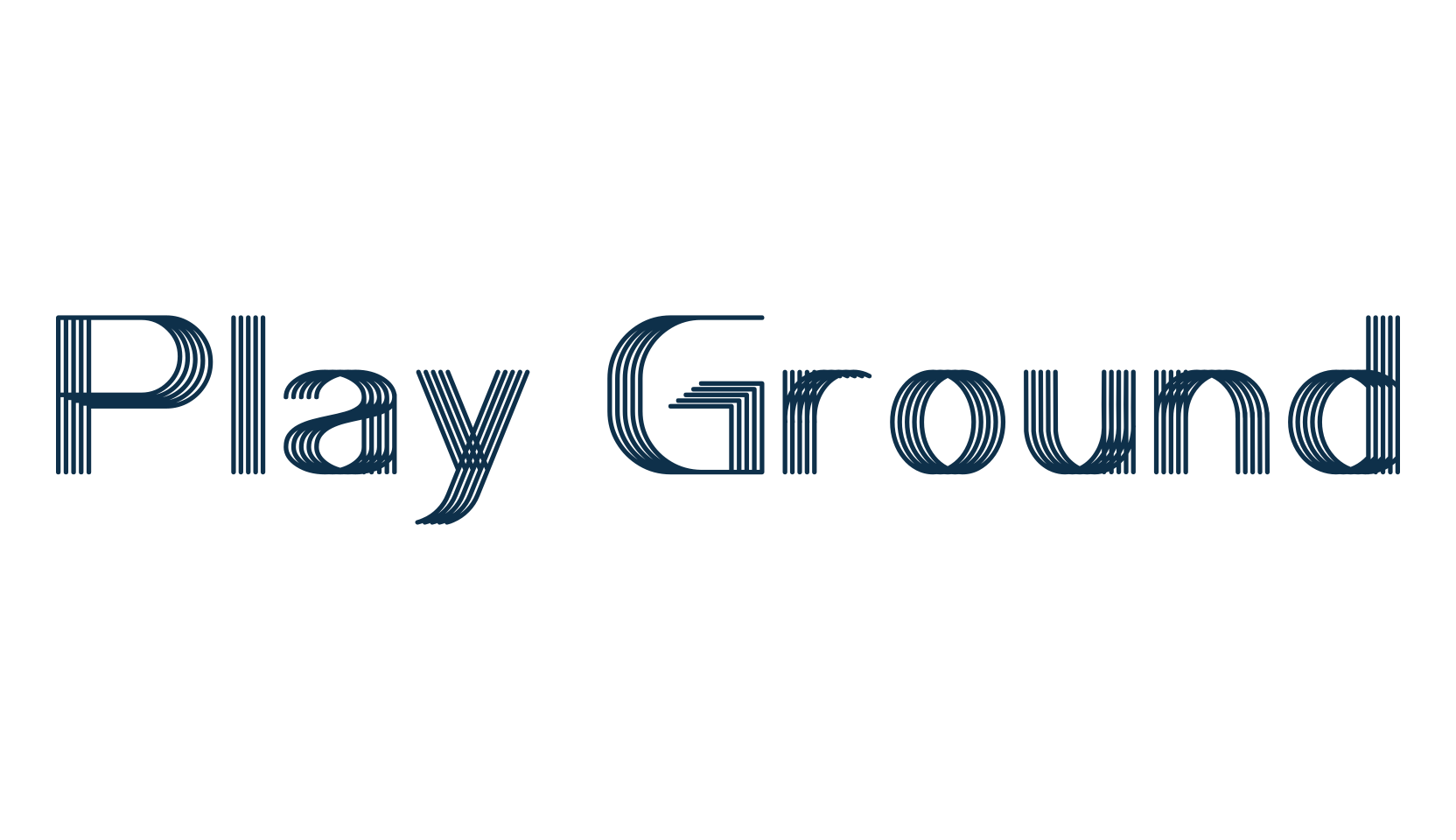 Play Ground (play-ground), groovy font preview