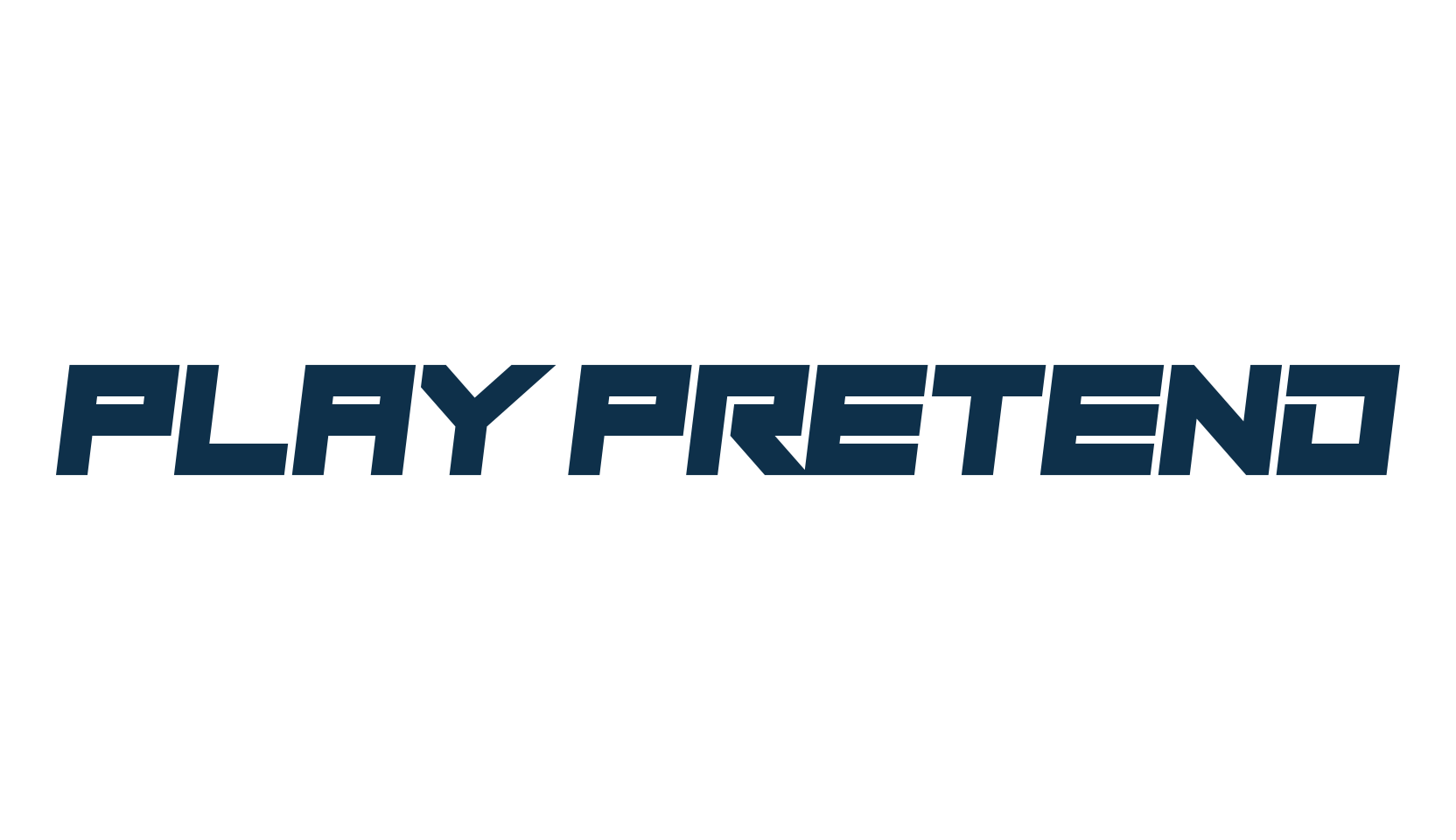Play Pretend, square font preview