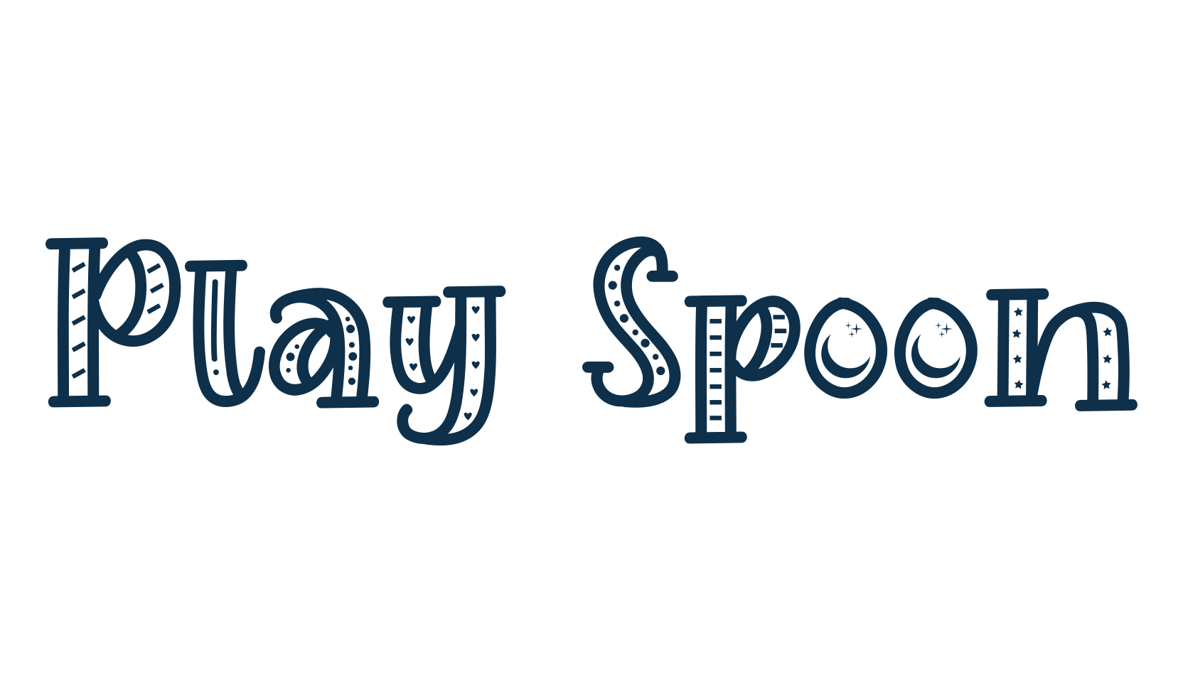Play Spoon, fancy cartoon decorative font preview