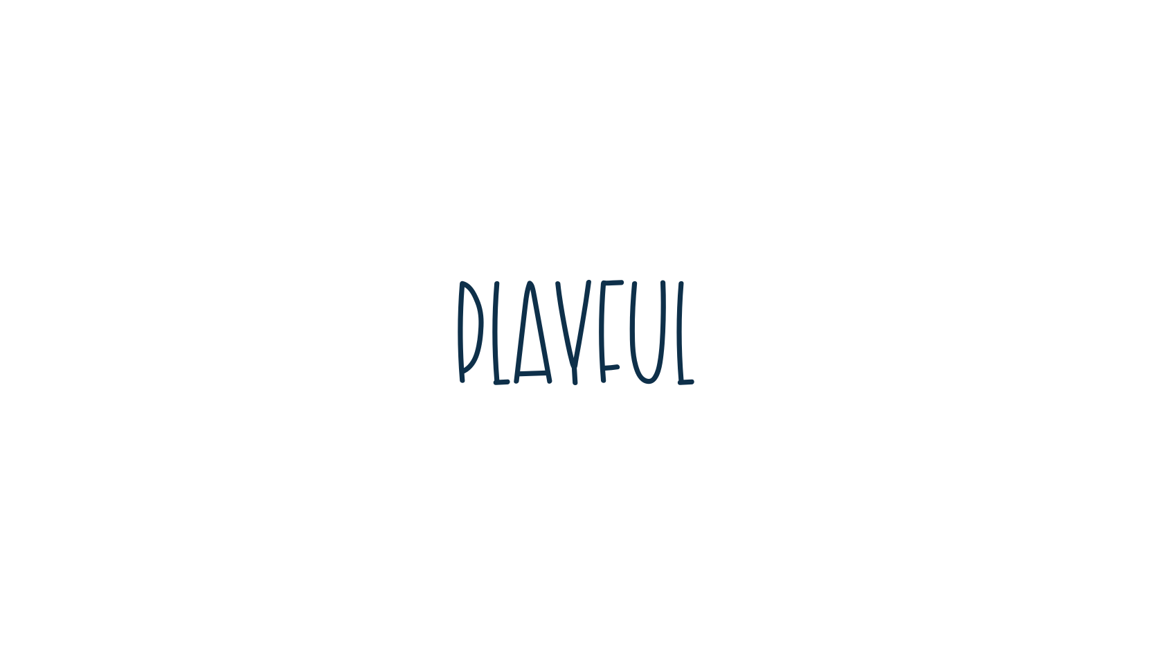 Playful (playful-4), handwriting font preview