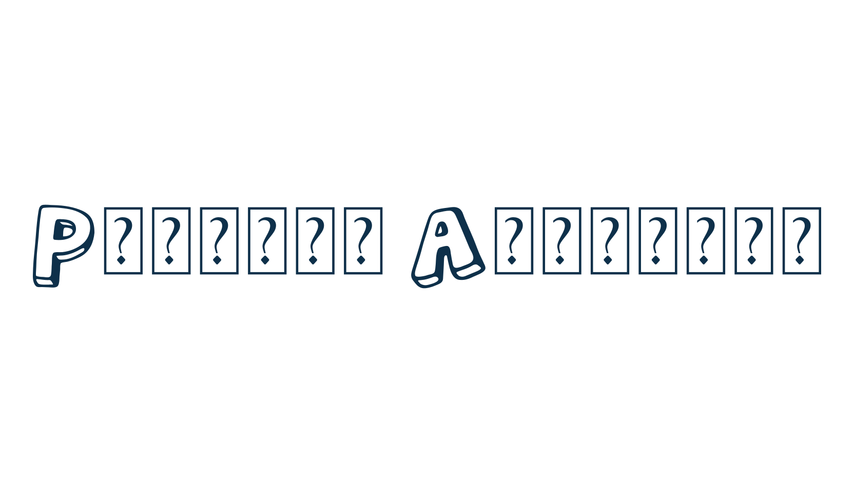 Playful Alphabet, fancy cartoon decorative font preview