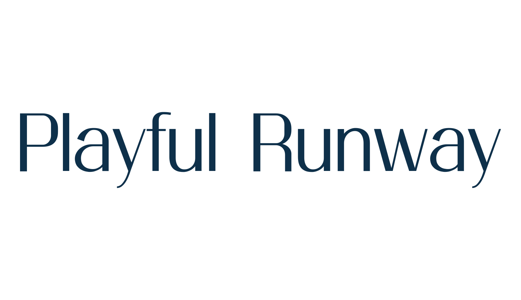 Playful Runway, basic sans serif font preview