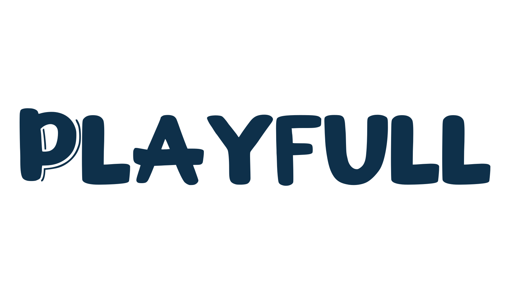 Playfull, fancy cartoon decorative font preview
