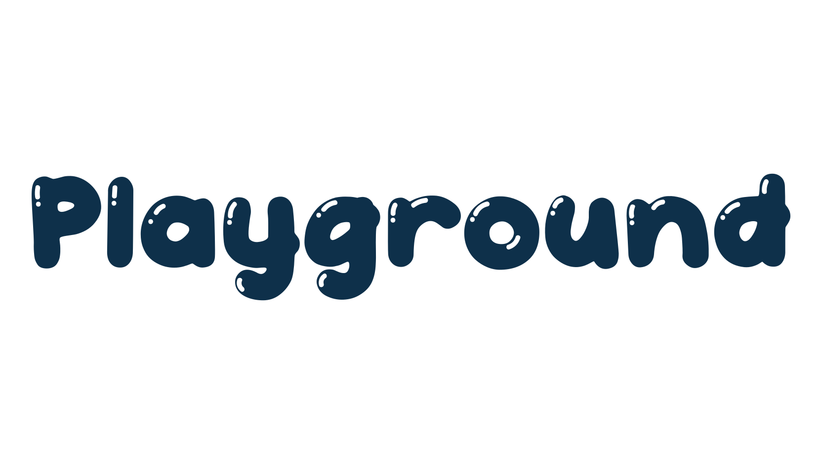 Playground (playground-5), cartoon font preview