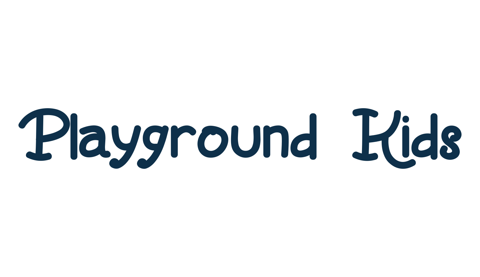 Playground Kids, fancy decorative font preview