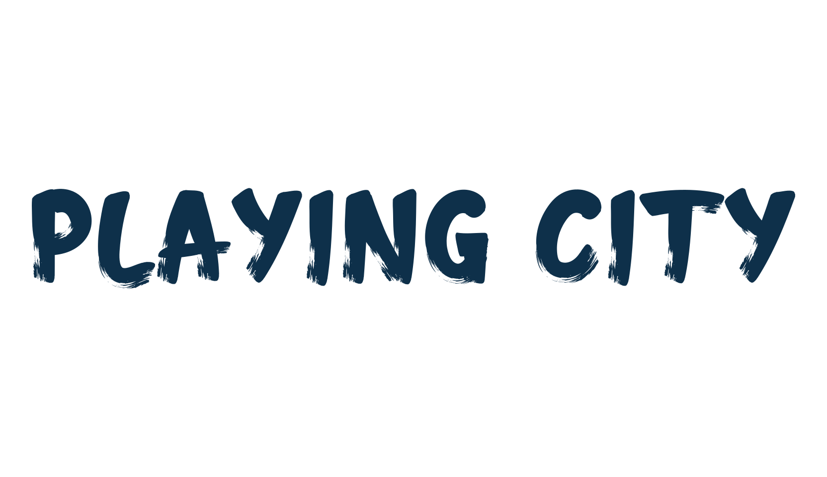 Playing City, script brush fancy decorative calligraphy font preview