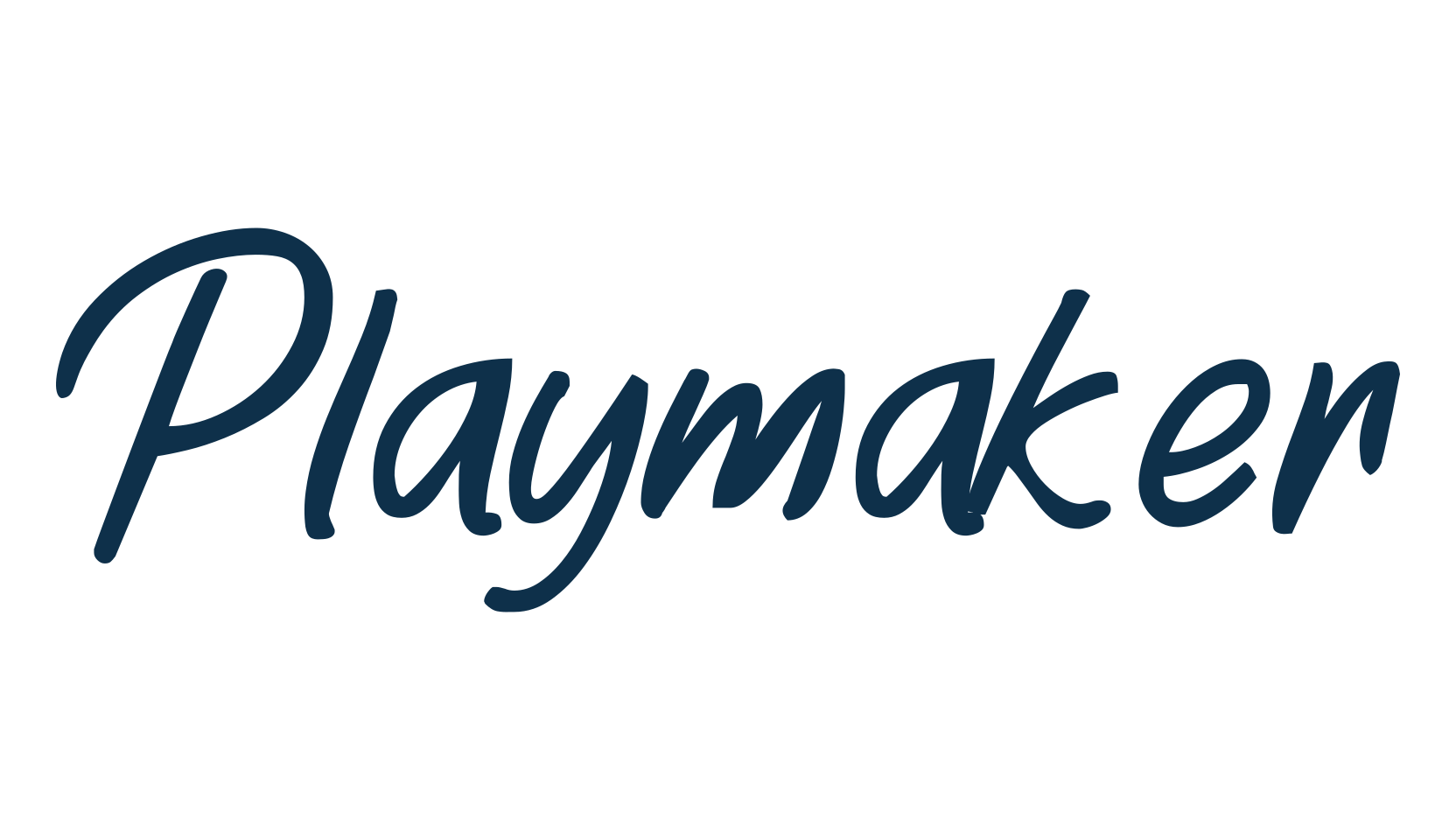 Playmaker, handwriting font preview