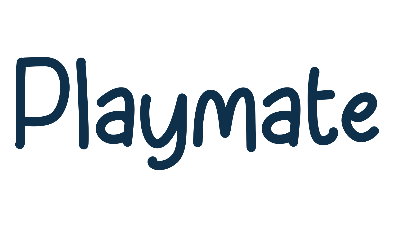 Playmate, handwriting font preview