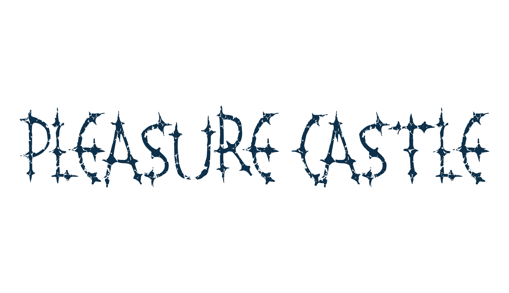 Pleasure Castle, modern font preview