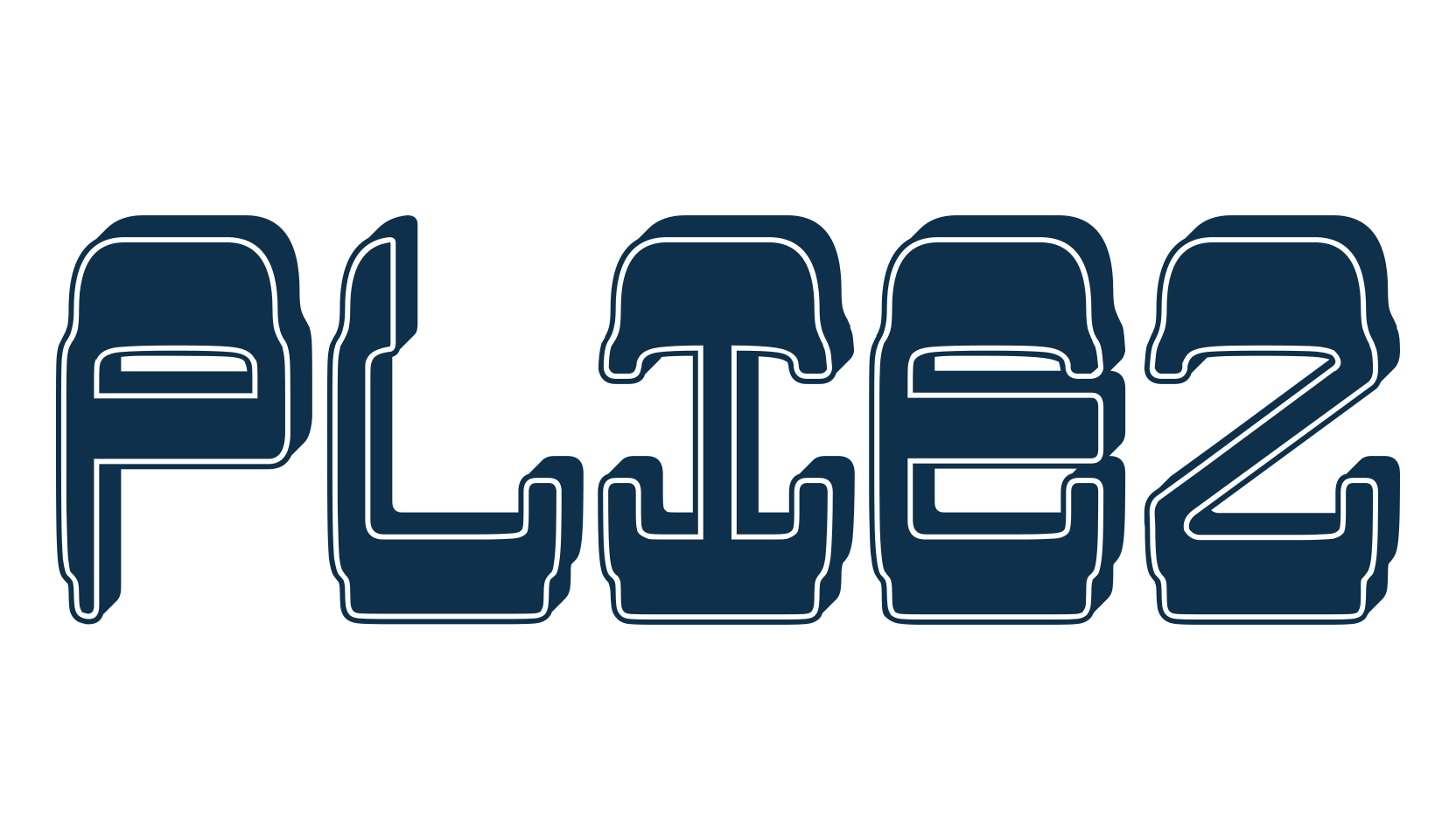 Pliez, fancy various decorative font preview