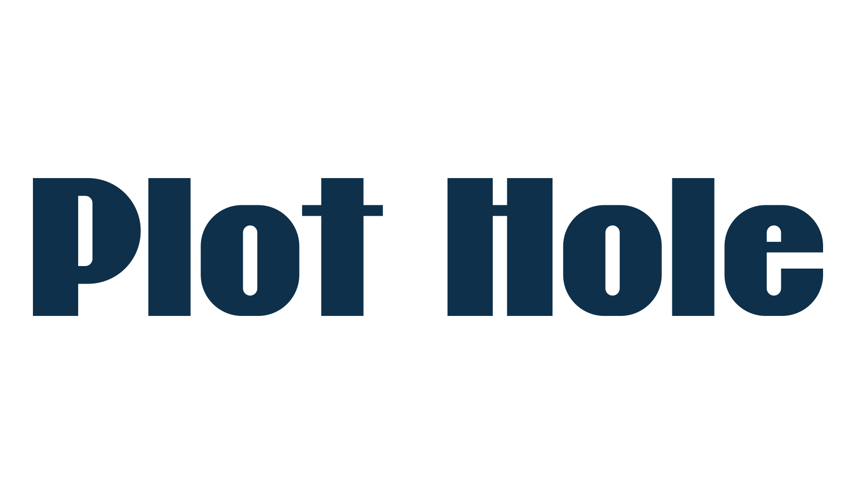 Plot Hole, sans serif font preview