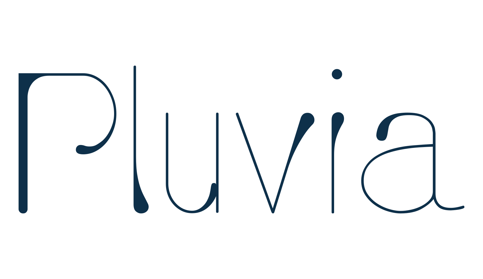 Pluvia, various font preview