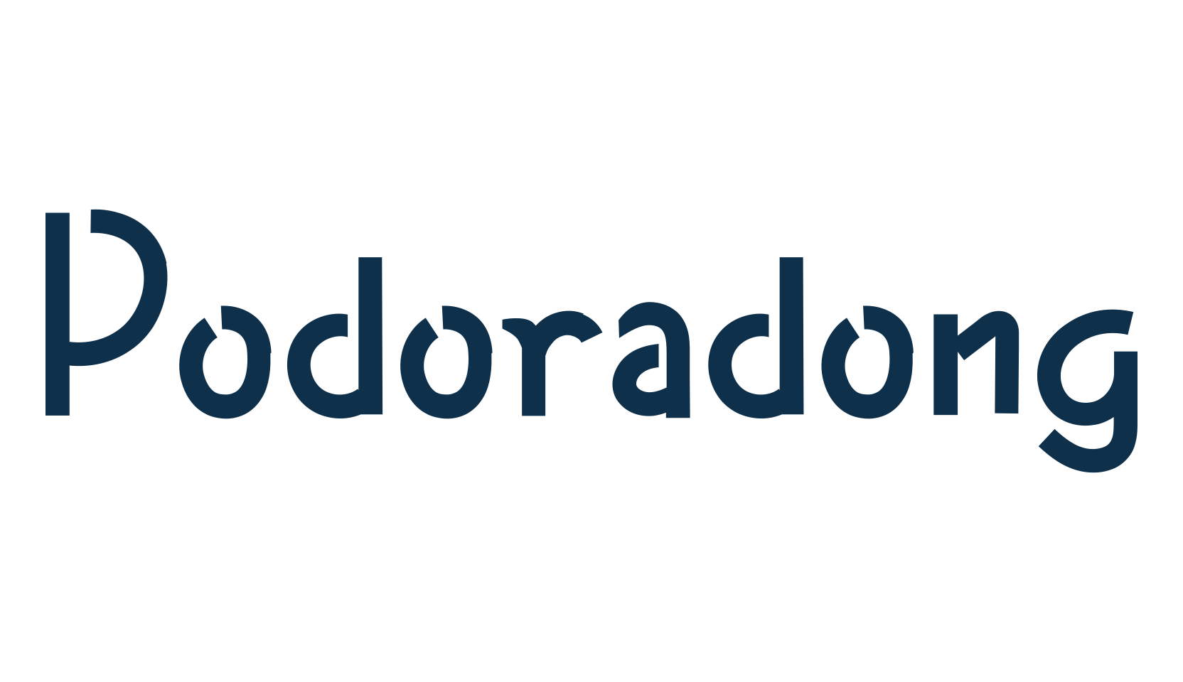Podoradong, fancy various decorative font preview