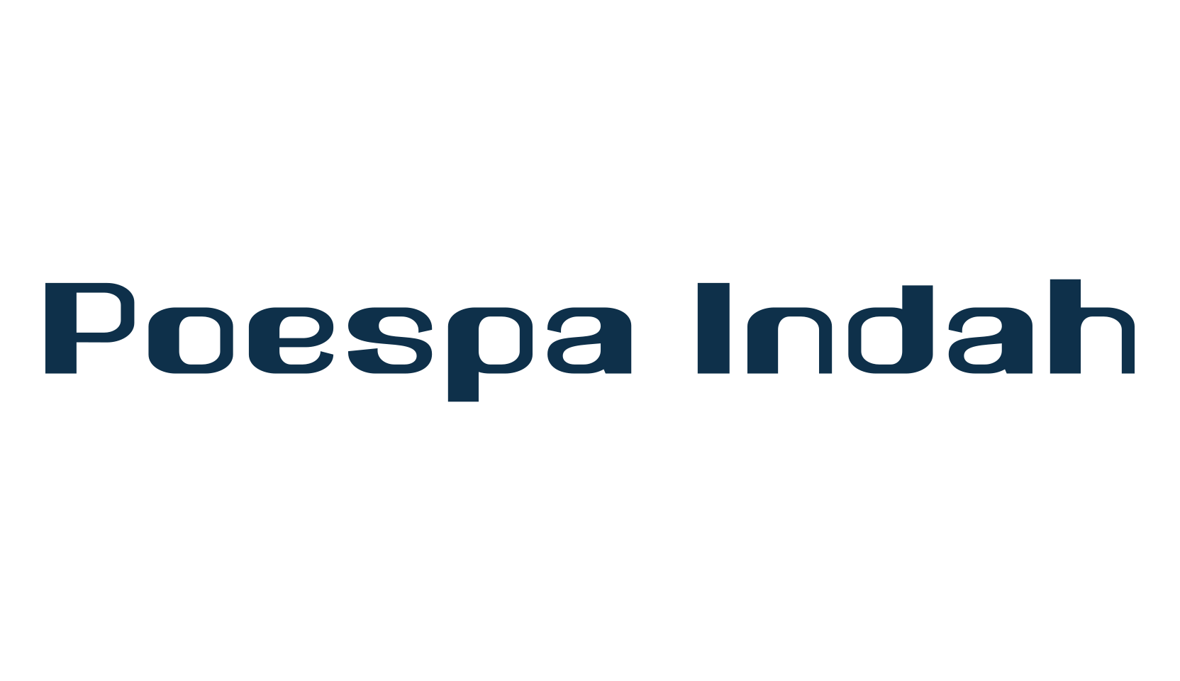 Poespa Indah, retro font preview