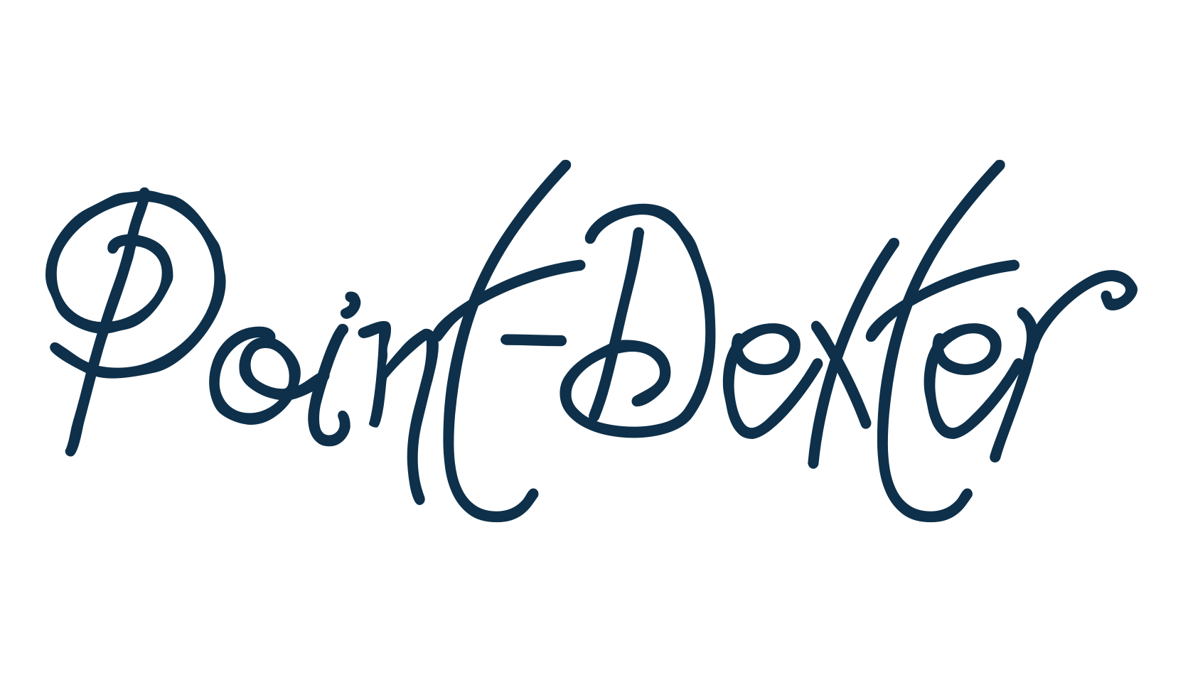 Point-Dexter, fancy curly decorative font preview