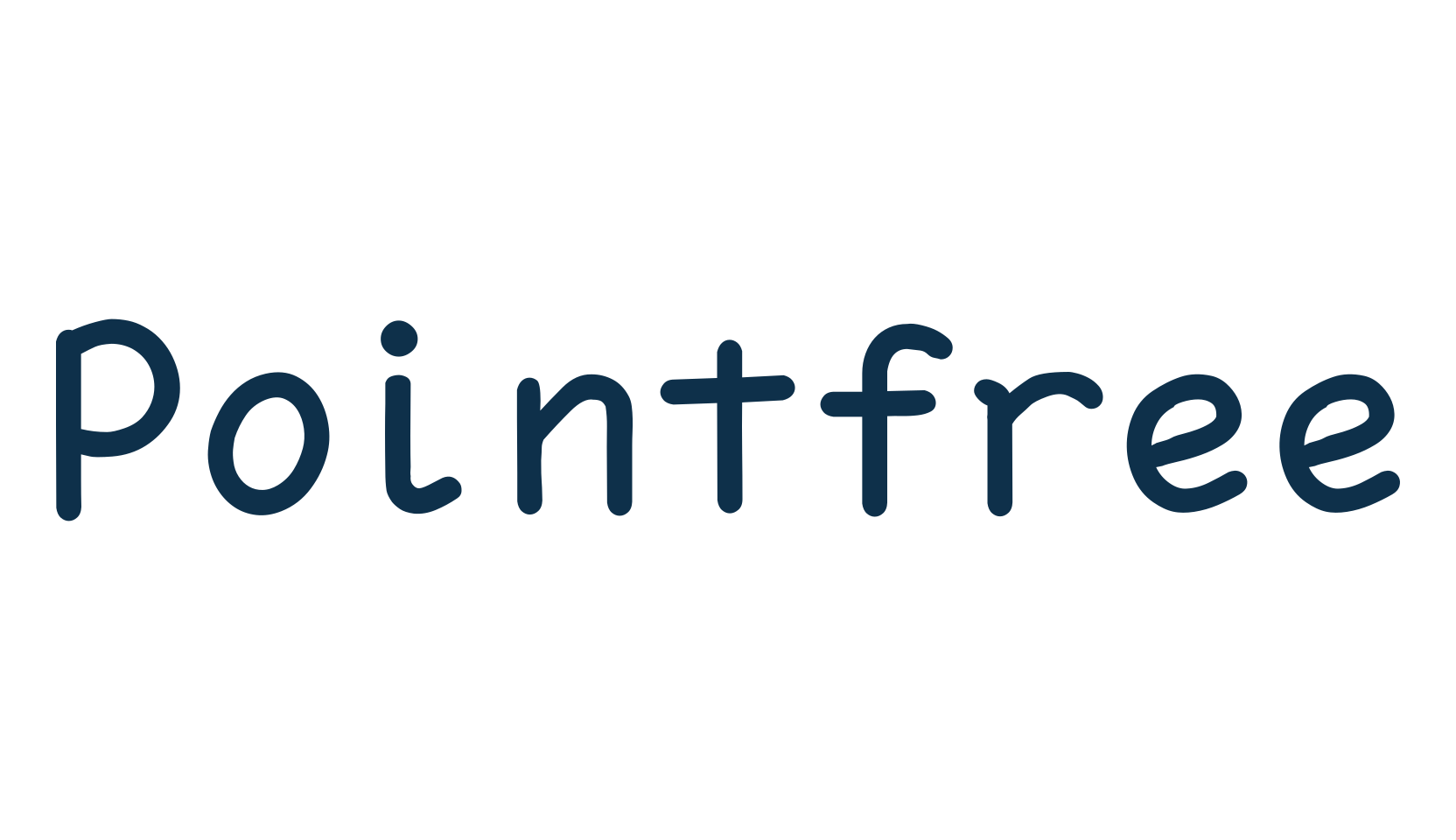 Pointfree, basic fixed width font preview