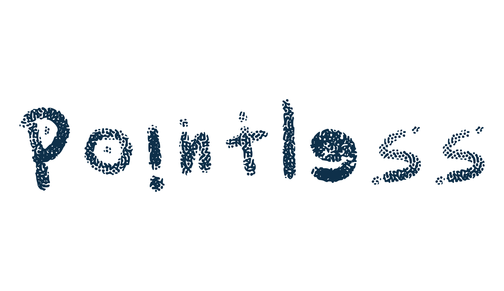 Pointless (pointless), display market font preview
