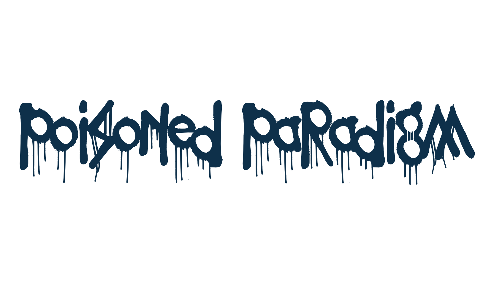 Poisoned Paradigm, halloween font preview