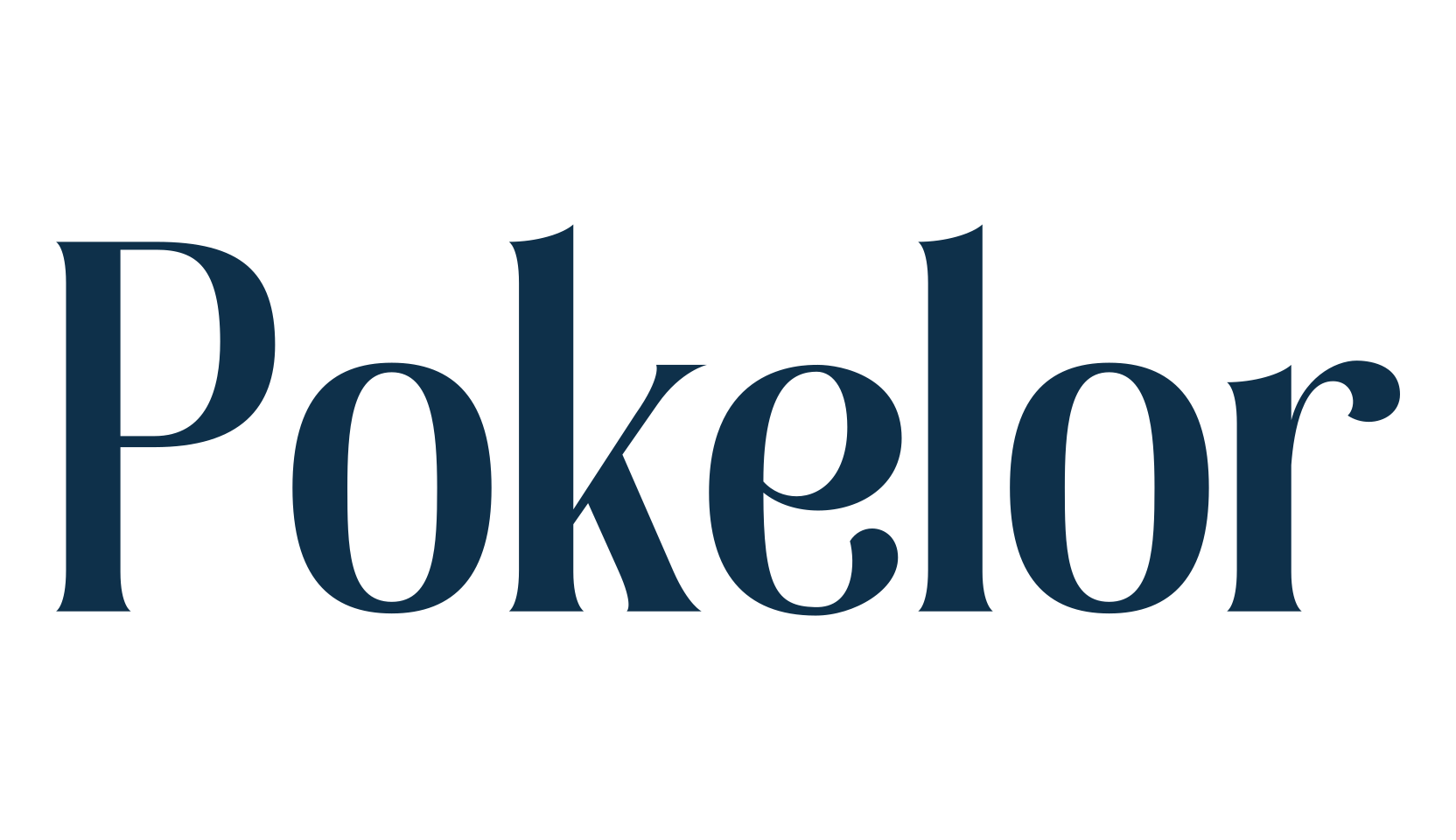 Pokelor, basic serif font preview