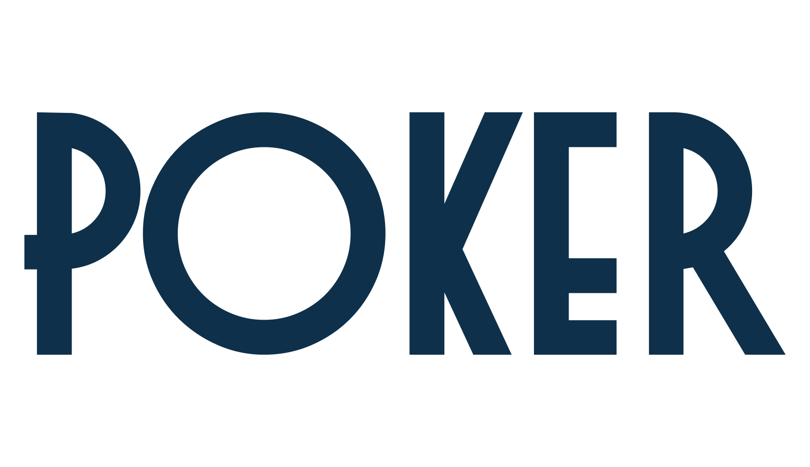 Poker, fancy decorative font preview