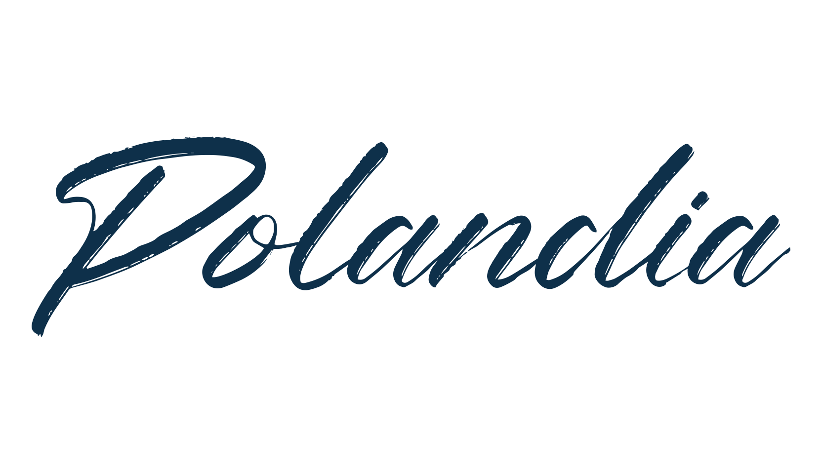 Polandia, brush font preview