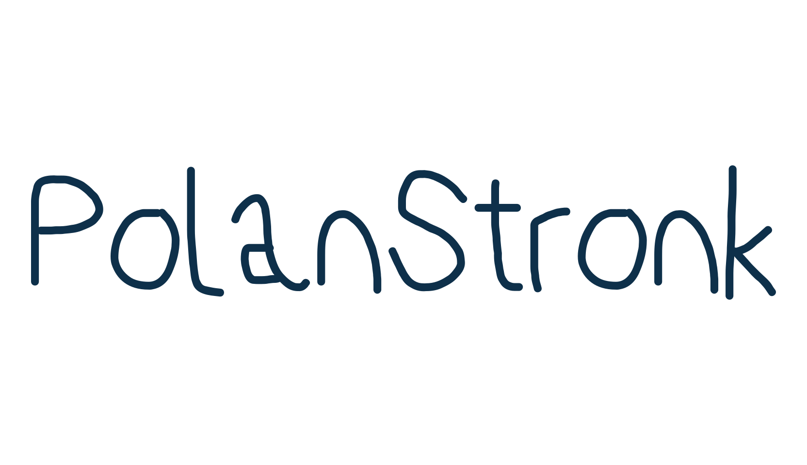 PolanStronk, script handwritten fancy decorative calligraphy font preview