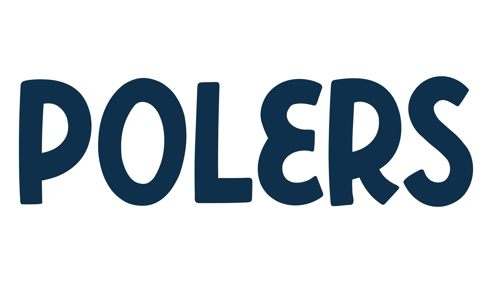 Polers, fancy cartoon decorative font preview