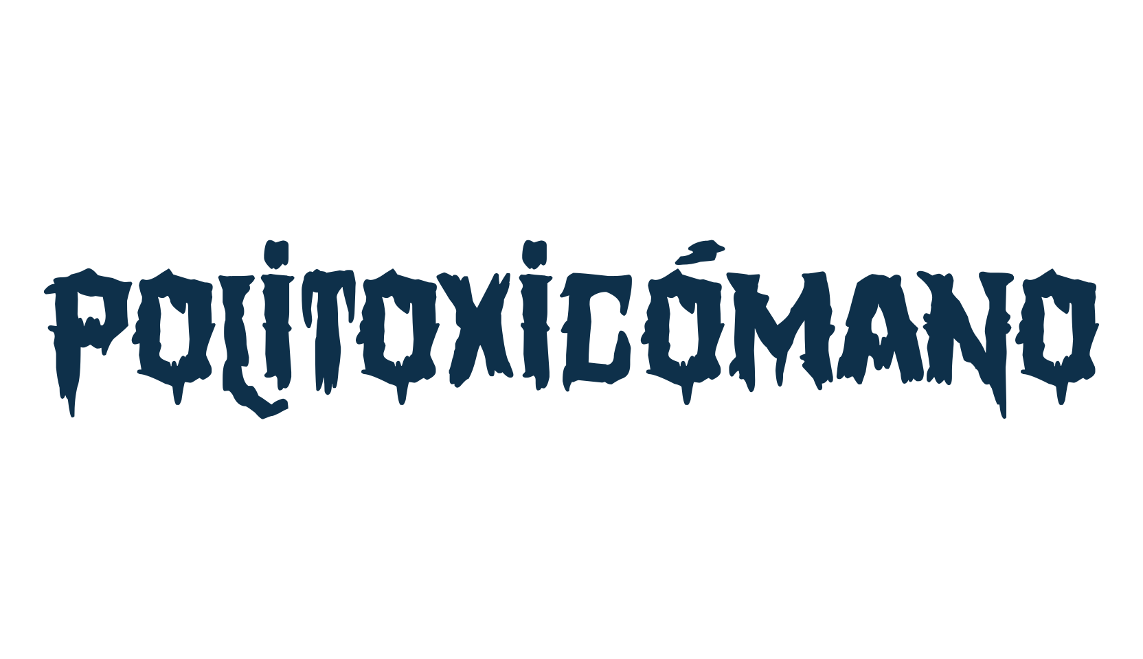 Politoxicómano, holiday halloween fancy decorative horror font preview
