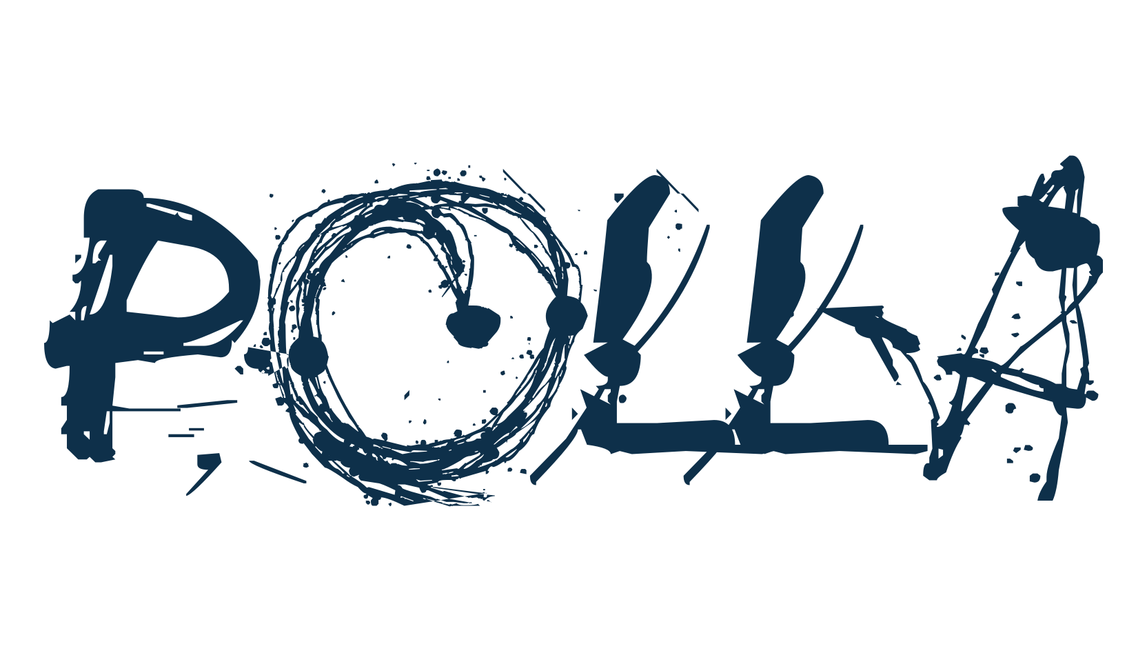 Polla, script trash fancy decorative calligraphy font preview