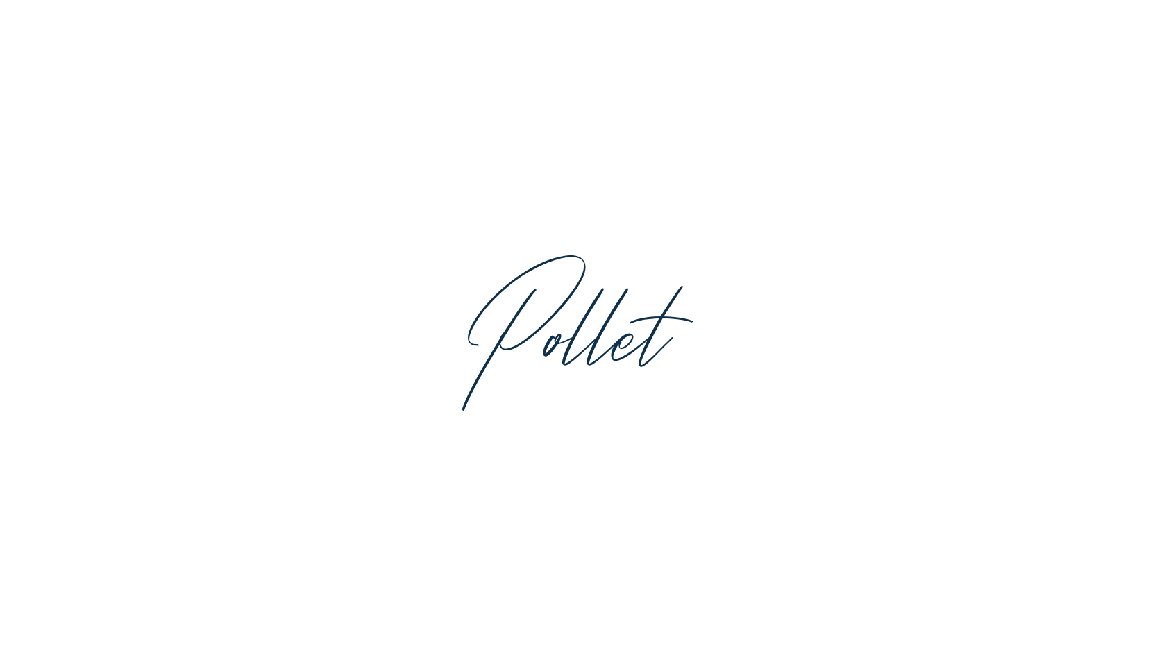 Pollet, handwriting font preview