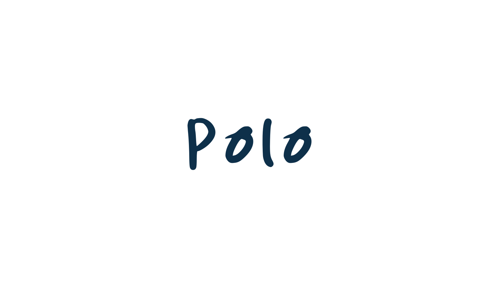 Polo, handwriting font preview