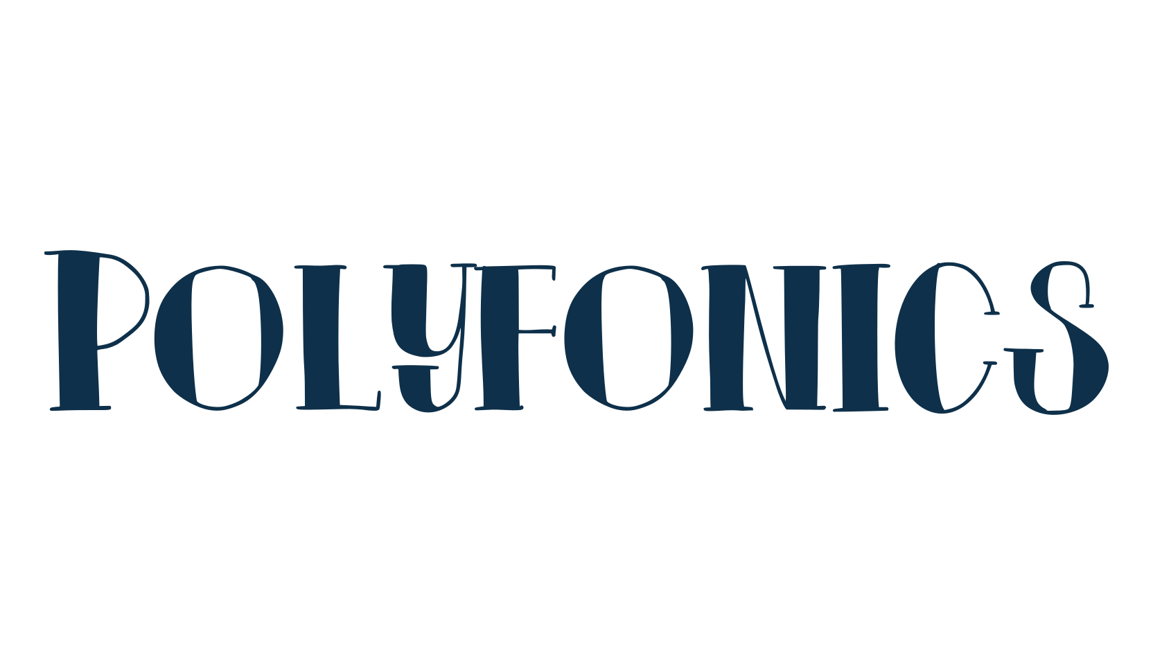 Polyfonics, fancy various decorative font preview
