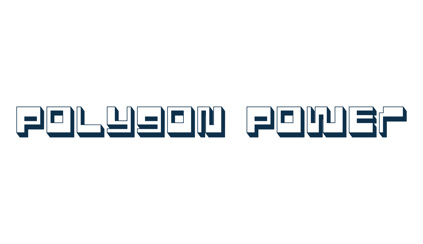 Polygon Power, square font preview