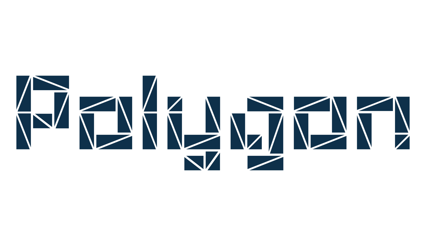 Polygon, techno square sci-fi font preview